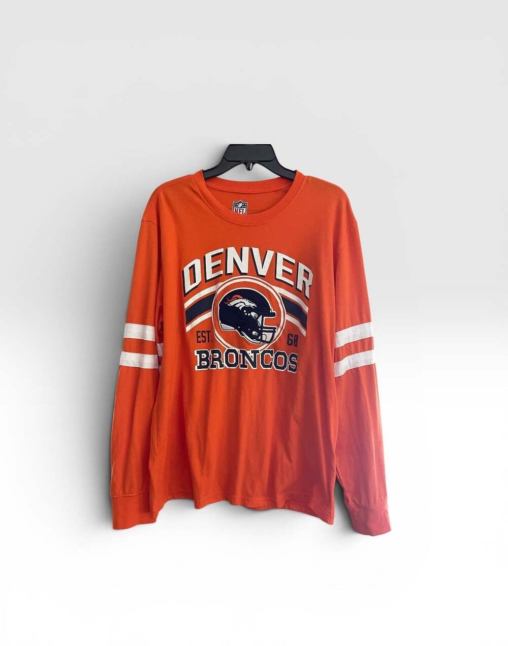 NFL Team Apparel Denver Broncos Long Sleeve Graphic Shirt